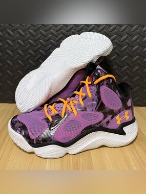 Under Armour Stephen Curry Spawn Flotro Voodoo Basketball Purple Mens Size 11